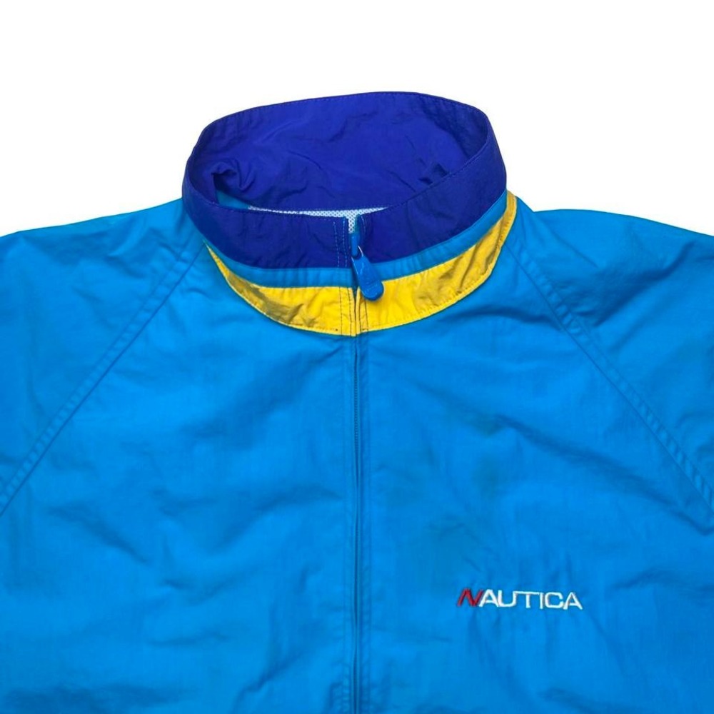 Vintage Nautica Challenge XCVII nautical‎ sailing windbreaker jacket - Picture 3 of 7